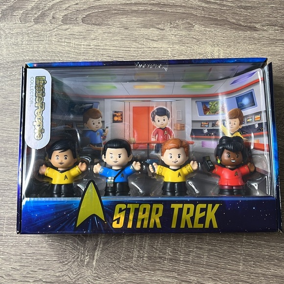 Little People Collector Star Trek Special Edition Set For Fans, 4 Figures - Picture 3 of 7
